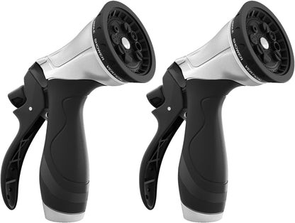 Metal Garden Hose Nozzle, Heavy Duty Water Hose Sprayer, Leak Proof