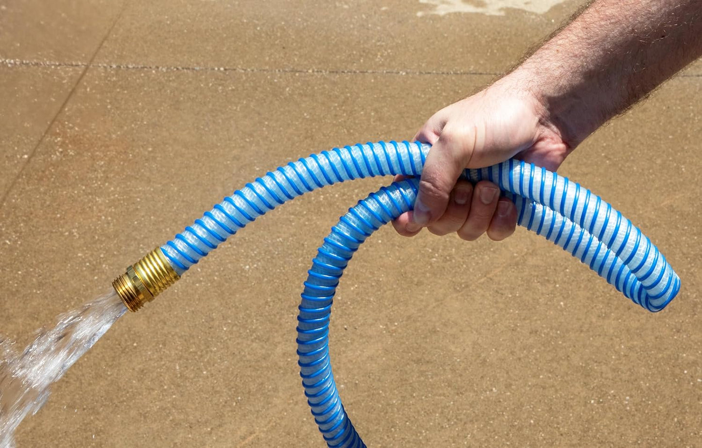 Kinkguard Blue Garden Hose, 5/8in Inside Diameter x 50ft Length, Male x Female Garden Hose Thread