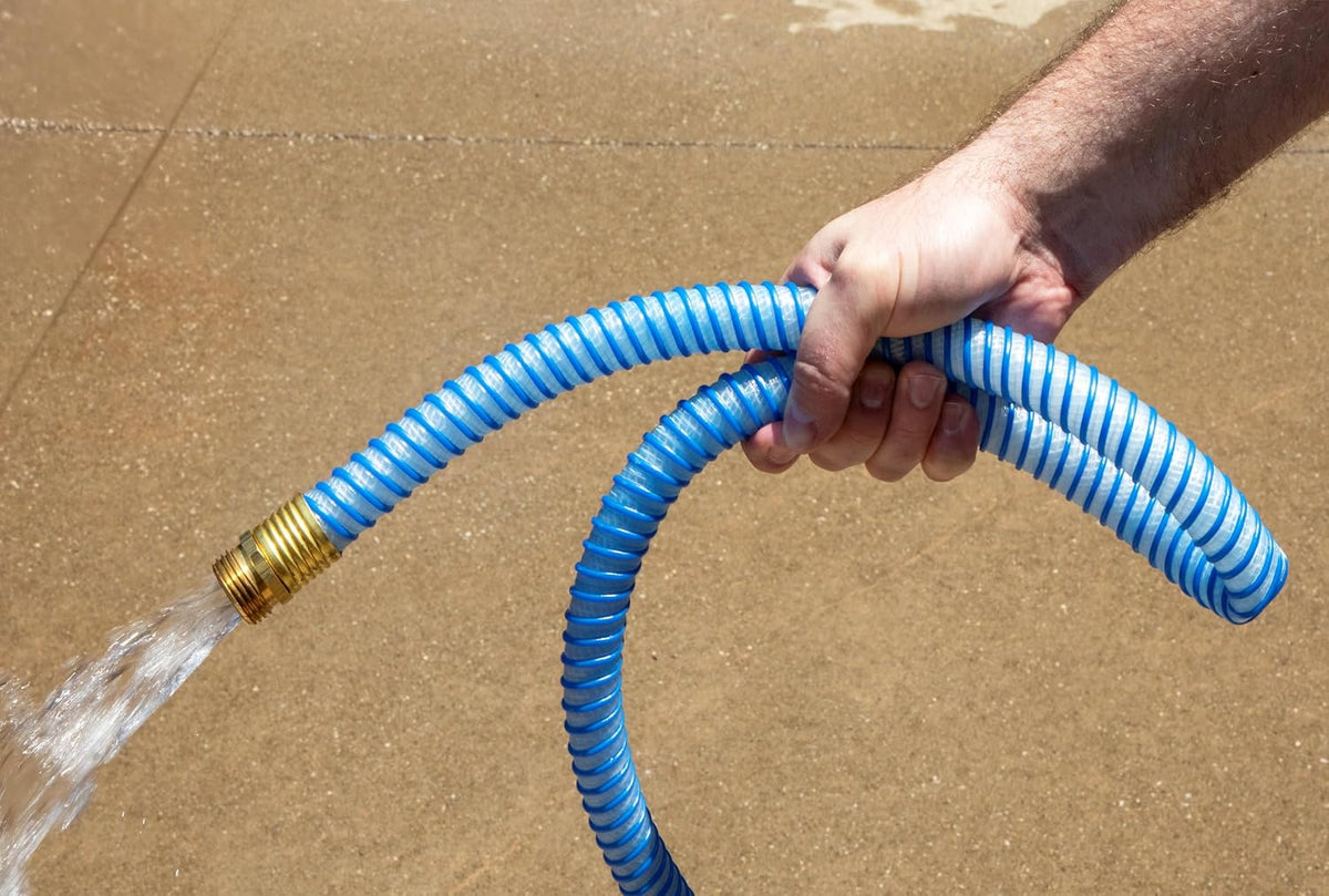 Kinkguard Blue Garden Hose, 5/8in Inside Diameter x 50ft Length, Male x Female Garden Hose Thread