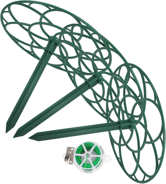 Green PP Plant Support Cage Flower Tower for Tomatoes