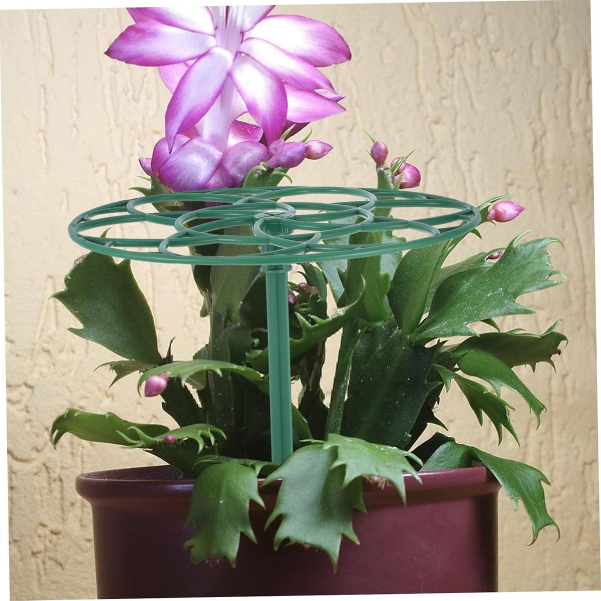 Green PP Plant Support Cage Flower Tower for Tomatoes