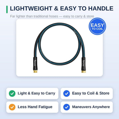 6 ft Lead-In Garden Hose, Hose Reel Leader Hose