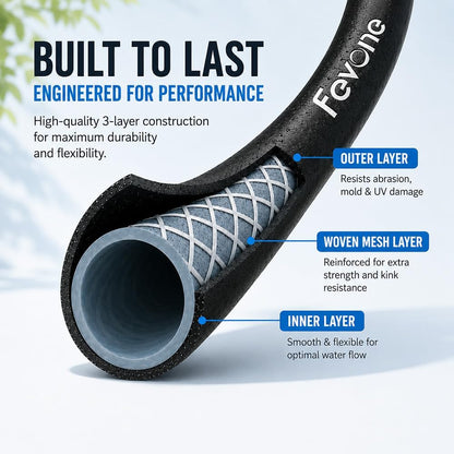 6 ft Lead-In Garden Hose, Hose Reel Leader Hose
