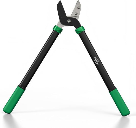 21 in. Anvil Lopper – Heavy-Duty Branch Cutter with Teflon-Coated Carbon Steel Blade, 1.5 in. Cutting Capacity, and Comfort Grip Handles, for Dry, Hard, Thick Branches