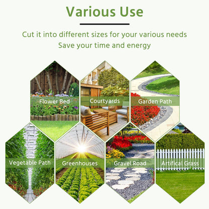 Weed Barrier Fabric 3x300FT Landscape Fabric 3.2oz Weed Barrier Fabric Heavy Duty for Landscaping Fabric Garden Fabric Weed Barrier Weed Blocker Garden Bed Cover, Commercial Driveway