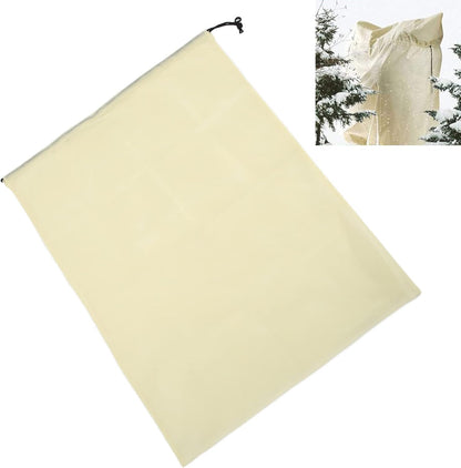 Winter Plant Cover, Winter Heat Preservation Cold Protection Floating Row Cover Plant Protection Cover Frost Cloth Blanket for Cold Weather Vegetables Fruit Tree (80 * 120 Shrinkage)
