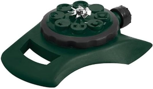 58223N SunMate Hose-End 8-Pattern Turret Sprinkler, Green
