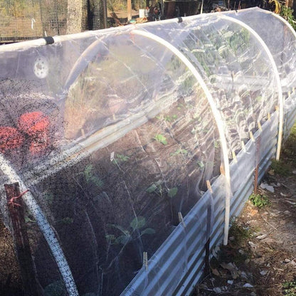 Garden Netting, Plant Cover Row Cover for Protect Plants Fruits Flowers Vegetables, 8 x 10 ft