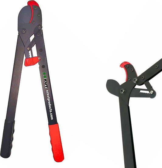 BranchCutter Anvil Loppers. Ratcheting Tree Cutter - Sub Compact Lightweight Packable Loppers best Tree Branch Cutter - Yard Tools Since 1988