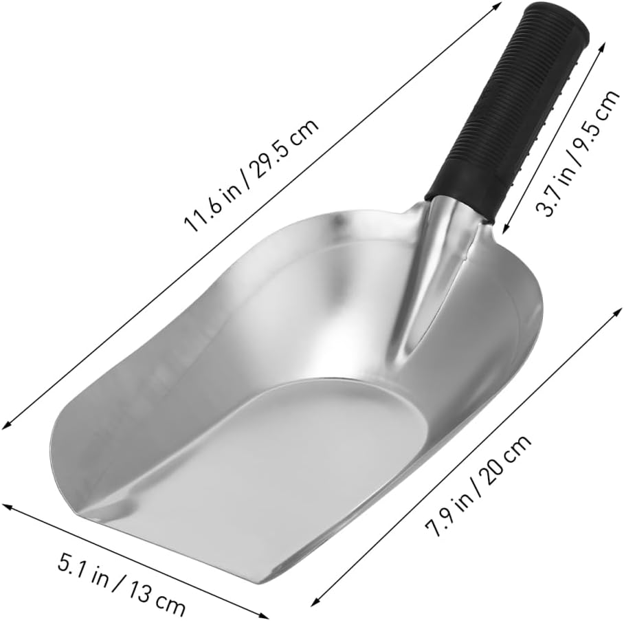 Garden Hand Trowel Stainless Steel Garden Scooper Lightweight Ergonomic Shovel for Digging Transplanting Weeding Planting Indoor Outdoor Container Gardening