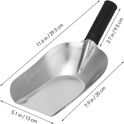 Garden Hand Trowel Stainless Steel Garden Scooper Lightweight Ergonomic Shovel for Digging Transplanting Weeding Planting Indoor Outdoor Container Gardening