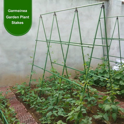 Garden Stakes, 57 Inch (Approx 5Ft) Steel Plant Tomato Stakes, 25 Pack