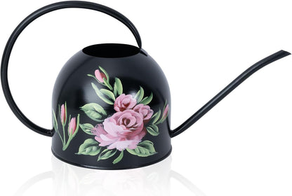 Metal Small Watering Can for Indoor Outdoor Plants, Pretty Water Cans