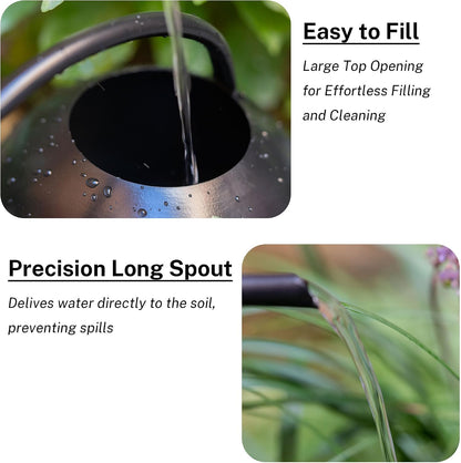 Metal Small Watering Can for Indoor Outdoor Plants, Pretty Water Cans