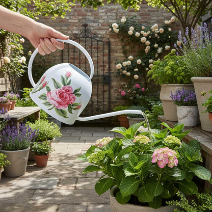 Metal Small Watering Can for Indoor Outdoor Plants, Pretty Water Cans
