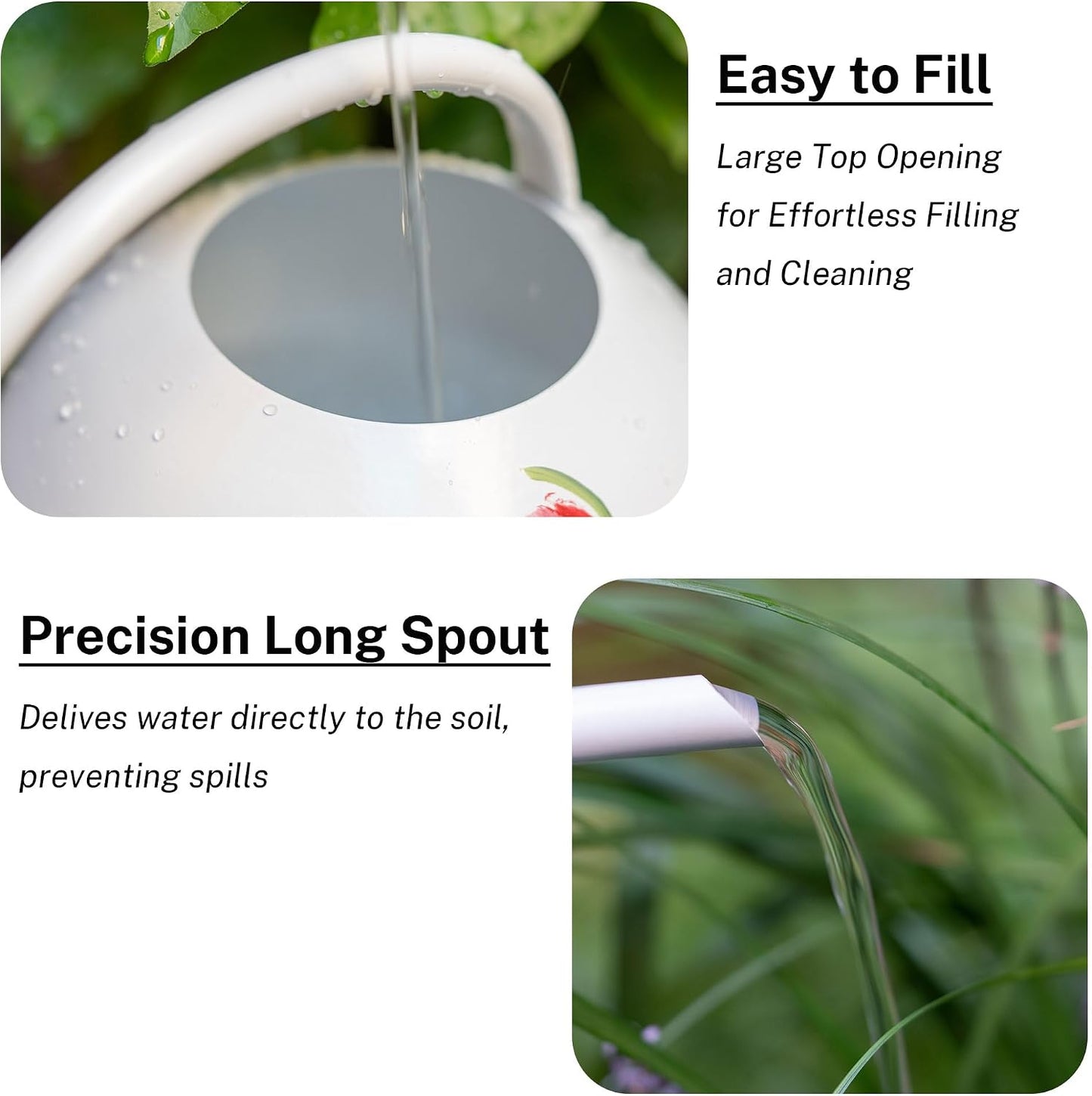 Metal Small Watering Can for Indoor Outdoor Plants, Pretty Water Cans