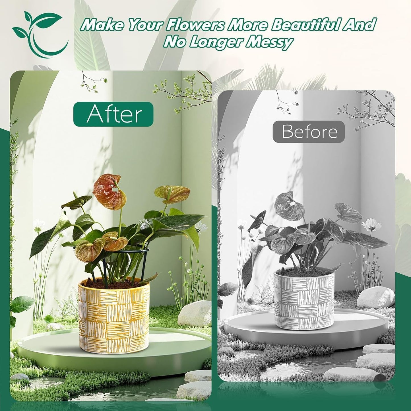 Plant Stakes Small Plant Supports for Indoor Plants Holder Sticks