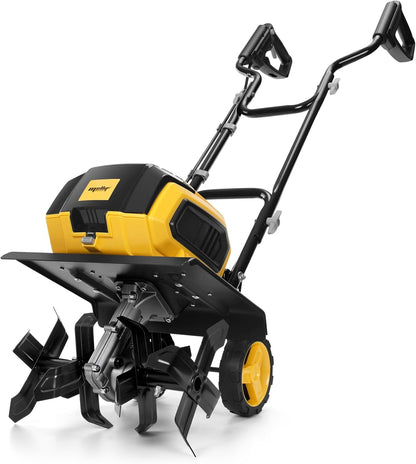 Cordless Garden Tiller Cultivator Compatible with Dewalt 20V Max Battery