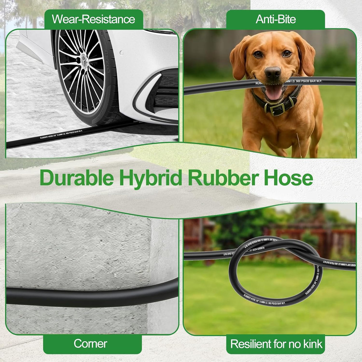 Garden Water Hose Reel,100-200FT Capacity for Yard, Farm & Ranch