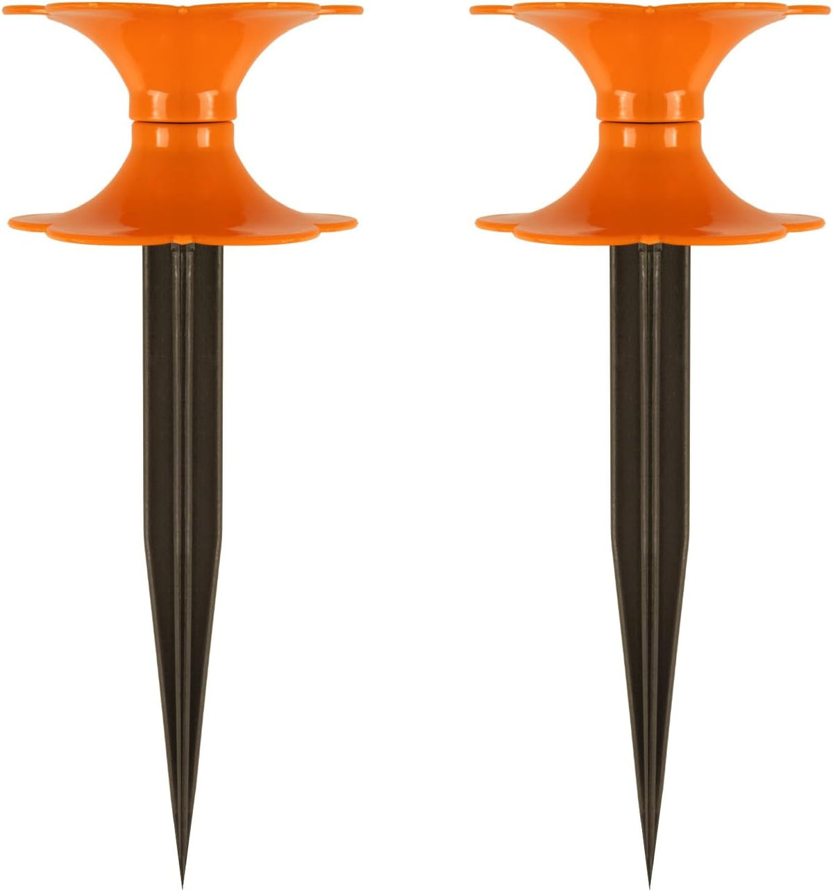 2-Pack Garden Hose Guide,10" Heavy Duty ABS Stake for Yard Lawn Patio