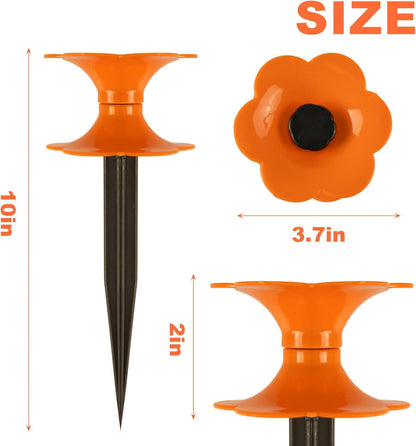 2-Pack Garden Hose Guide,10" Heavy Duty ABS Stake for Yard Lawn Patio