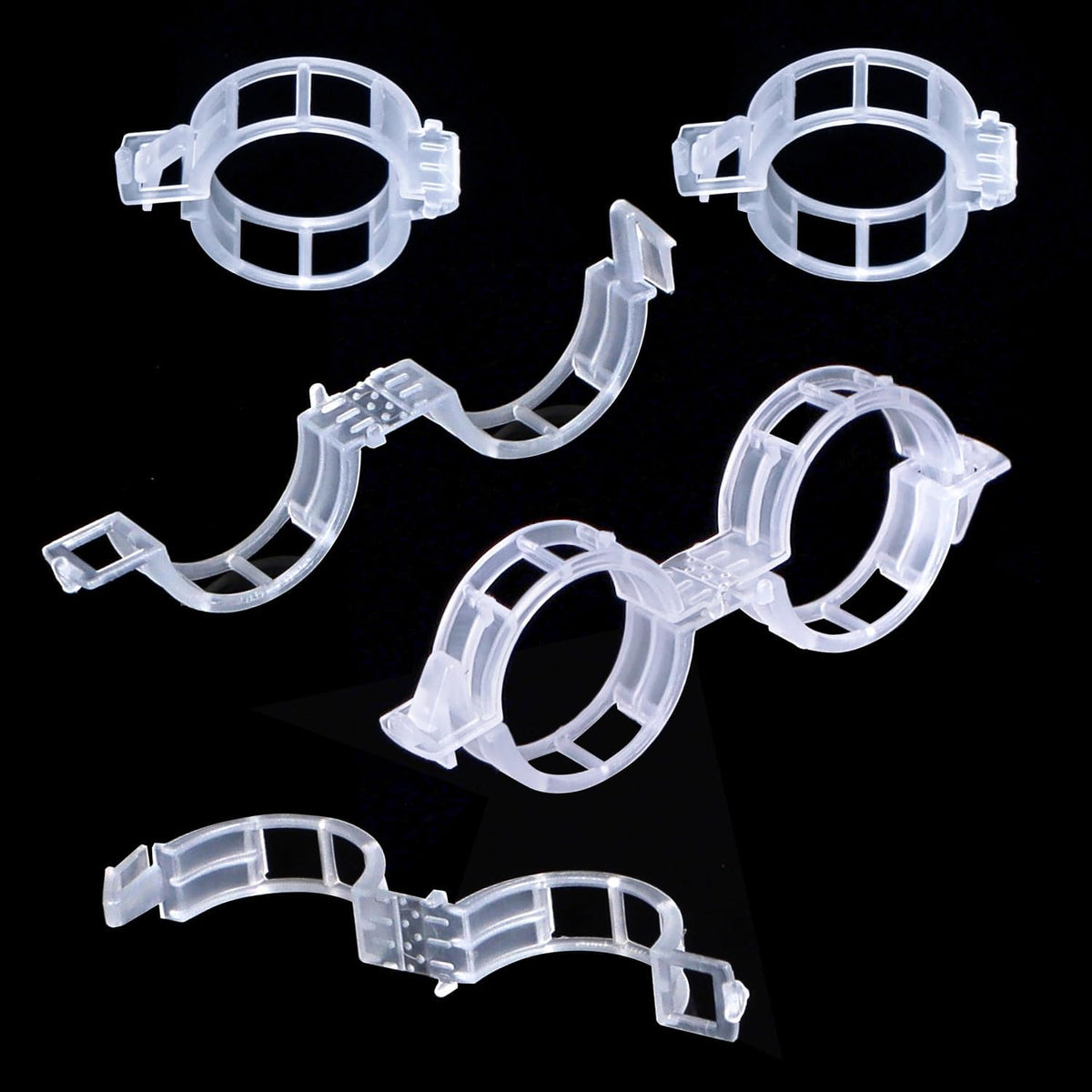 120Pcs Plant Support Clips, Plastic Trellis Plant Support Clips for Support