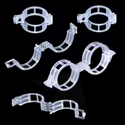 120Pcs Plant Support Clips, Plastic Trellis Plant Support Clips for Support