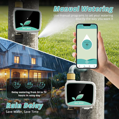 Brass Sprinkler Timer, Programmable Water Hose Timer for Garden Hose
