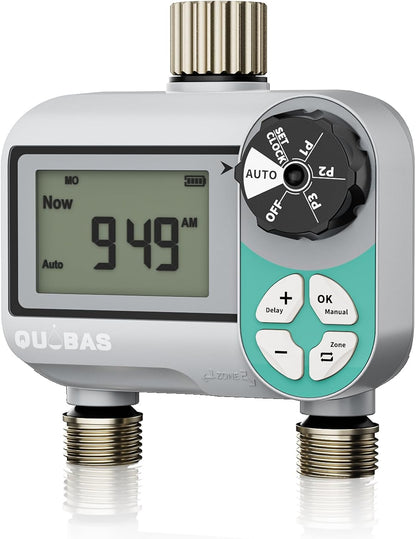 Brass Sprinkler Timer, Programmable Water Hose Timer for Garden Hose