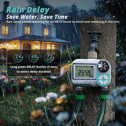 Brass Sprinkler Timer, Programmable Water Hose Timer for Garden Hose