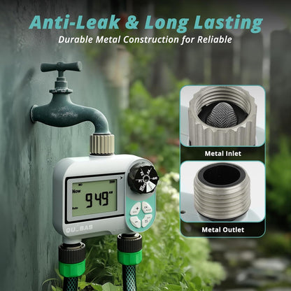 Brass Sprinkler Timer, Programmable Water Hose Timer for Garden Hose