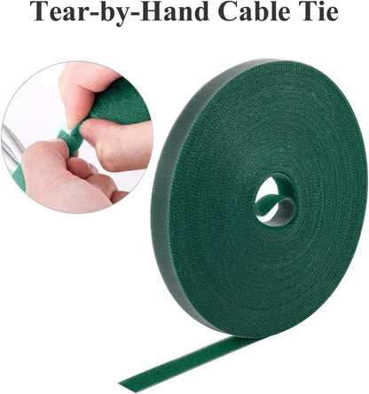 Soft Plant Wire, 49.2 ft Reusable Rubber Twist Ties Heavy Duty Garden Wire for Plants, Soft Twist Plant Tie to Support Plant Vines, Stems & Stalks and for Home Organization (49.2 feet/15 Meters)