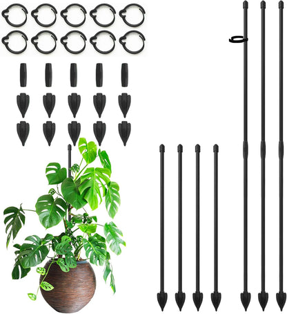 Plant Stakes for Indoor Plants, Plant Support Stakes, 14 Inch