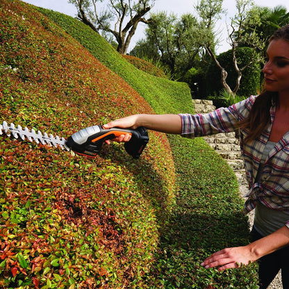Cordless Grass Shear & Shrub Trimmer, 20V 4" + 8" Bush Trimmer, WG801
