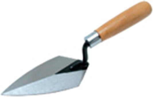 QLT Pointing Trowel, 7 x 3 Inch, Wood Handle for Masonry