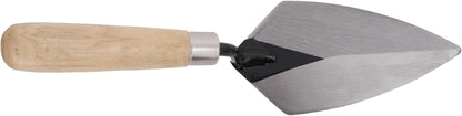 QLT Pointing Trowel, 7 x 3 Inch, Wood Handle for Masonry