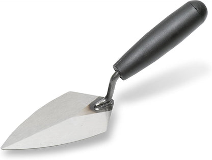 QLT Pointing Trowel, 7 x 3 Inch, Wood Handle for Masonry
