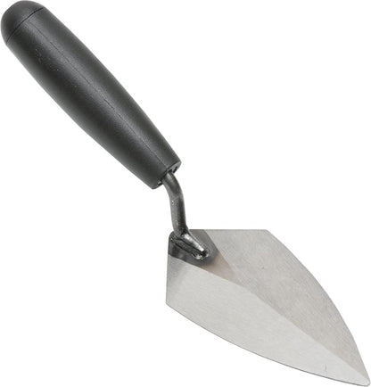 QLT Pointing Trowel, 7 x 3 Inch, Wood Handle for Masonry