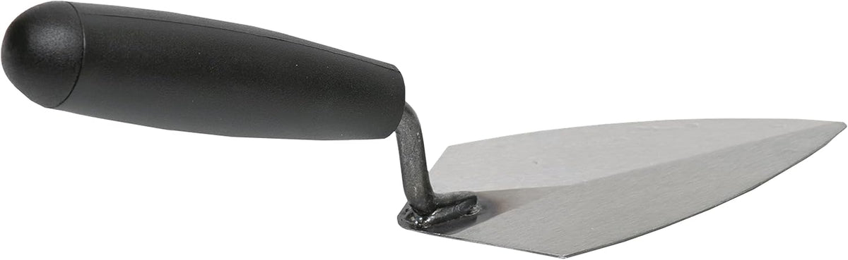 QLT Pointing Trowel, 7 x 3 Inch, Wood Handle for Masonry