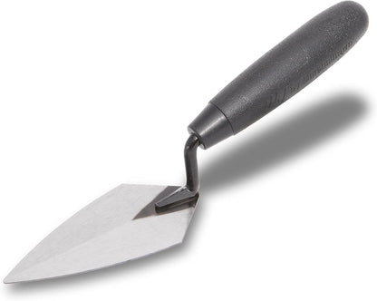 QLT Pointing Trowel, 7 x 3 Inch, Wood Handle for Masonry