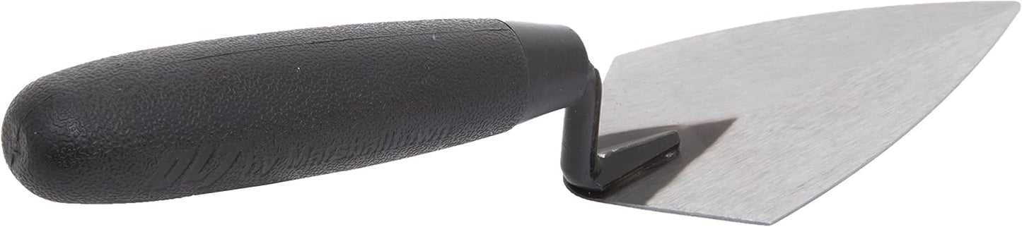 QLT Pointing Trowel, 7 x 3 Inch, Wood Handle for Masonry