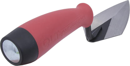 QLT Pointing Trowel, 7 x 3 Inch, Wood Handle for Masonry