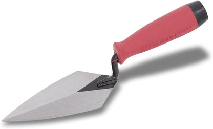 QLT Pointing Trowel, 7 x 3 Inch, Wood Handle for Masonry