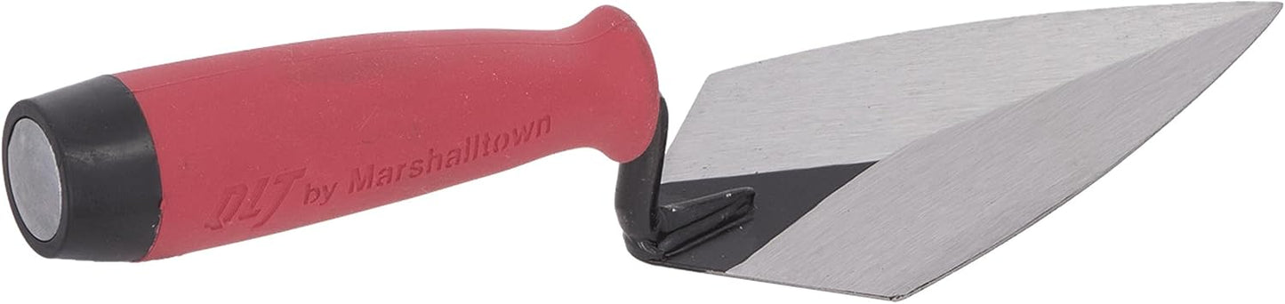 QLT Pointing Trowel, 7 x 3 Inch, Wood Handle for Masonry