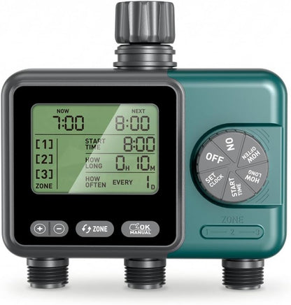 Sprinkler Timer, Programmable Hose Timer with Automatic Watering System