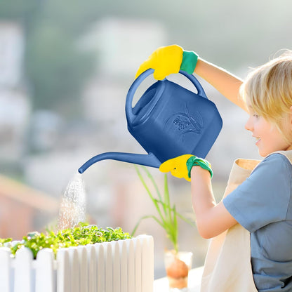 Plastic Watering Can - Wine Red - 1 Gallon