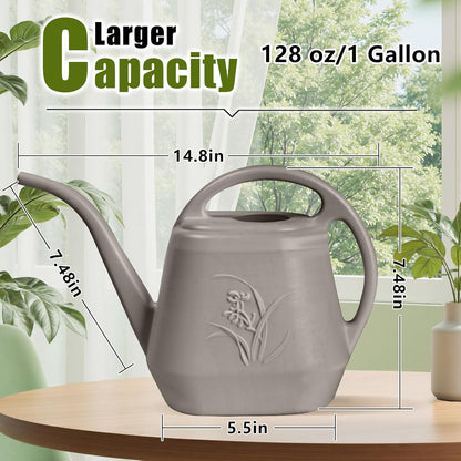 Plastic Watering Can - Wine Red - 1 Gallon