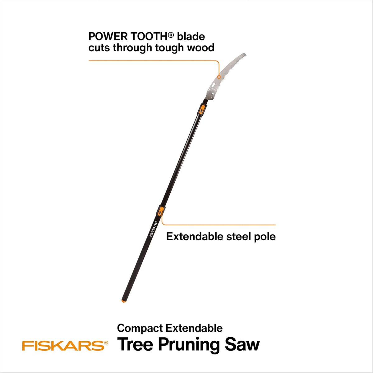 7-13 Ft DualAction Extendable Pole Pruner, Telescoping Tree Pruner