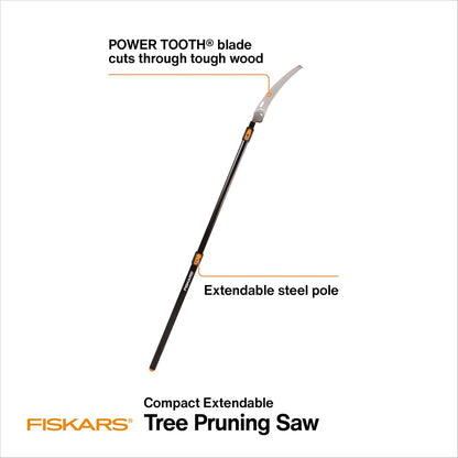 7-13 Ft DualAction Extendable Pole Pruner, Telescoping Tree Pruner