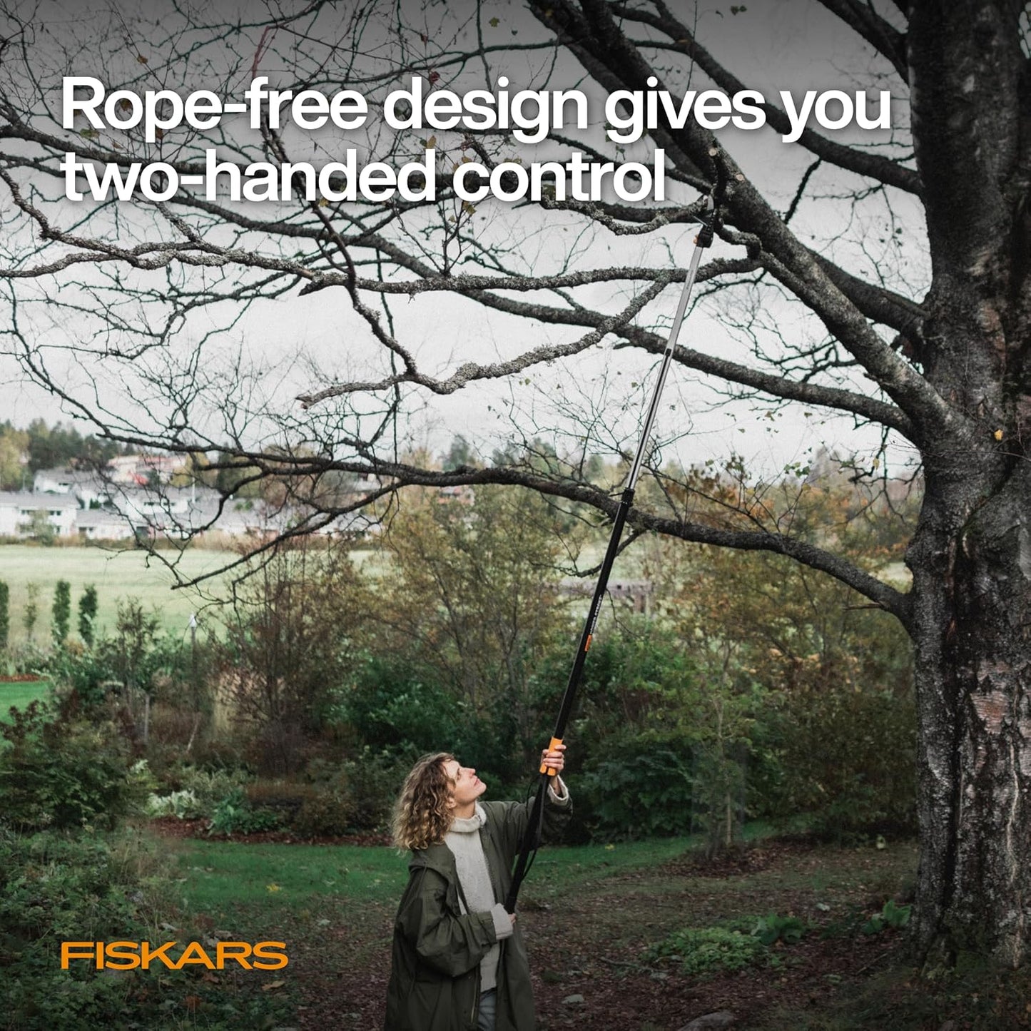 7-13 Ft DualAction Extendable Pole Pruner, Telescoping Tree Pruner